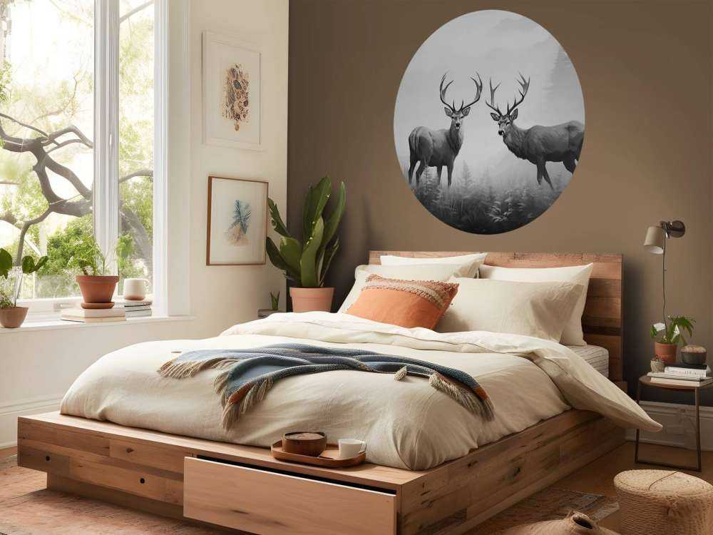 Simmetria del Cervo nella Foresta Nebbiosa