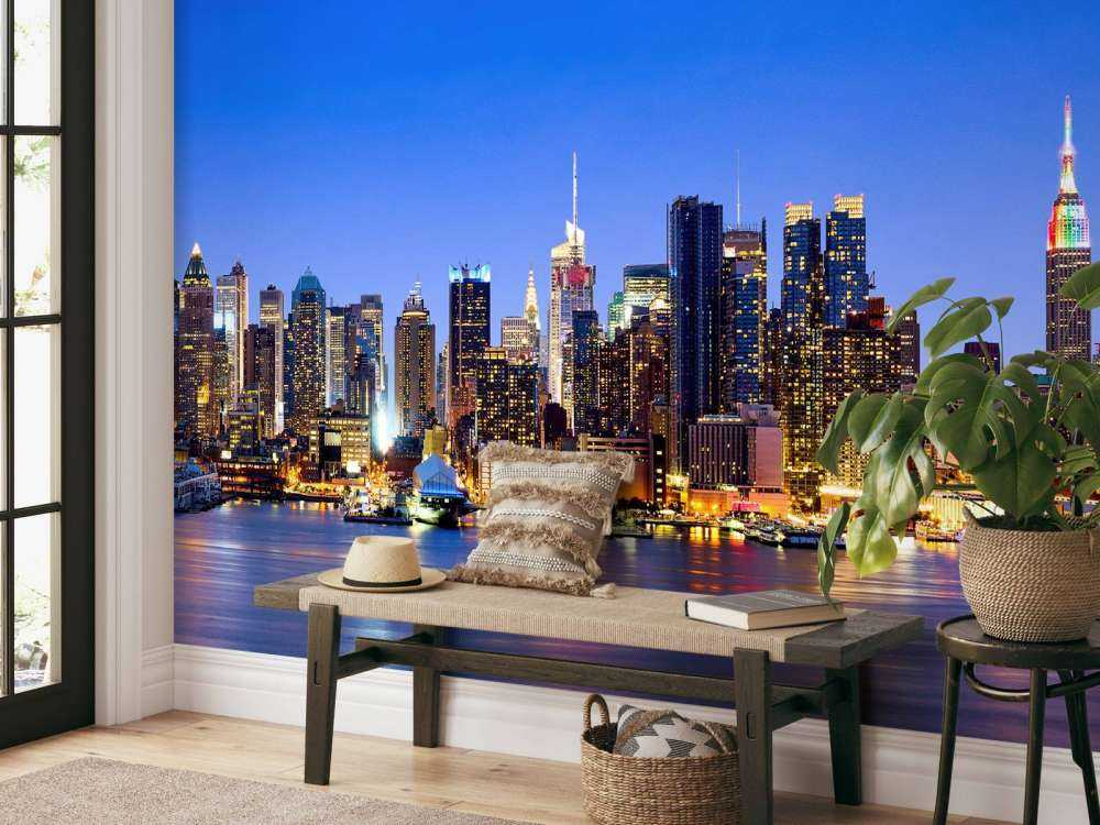 Skyline di New York Manhattan