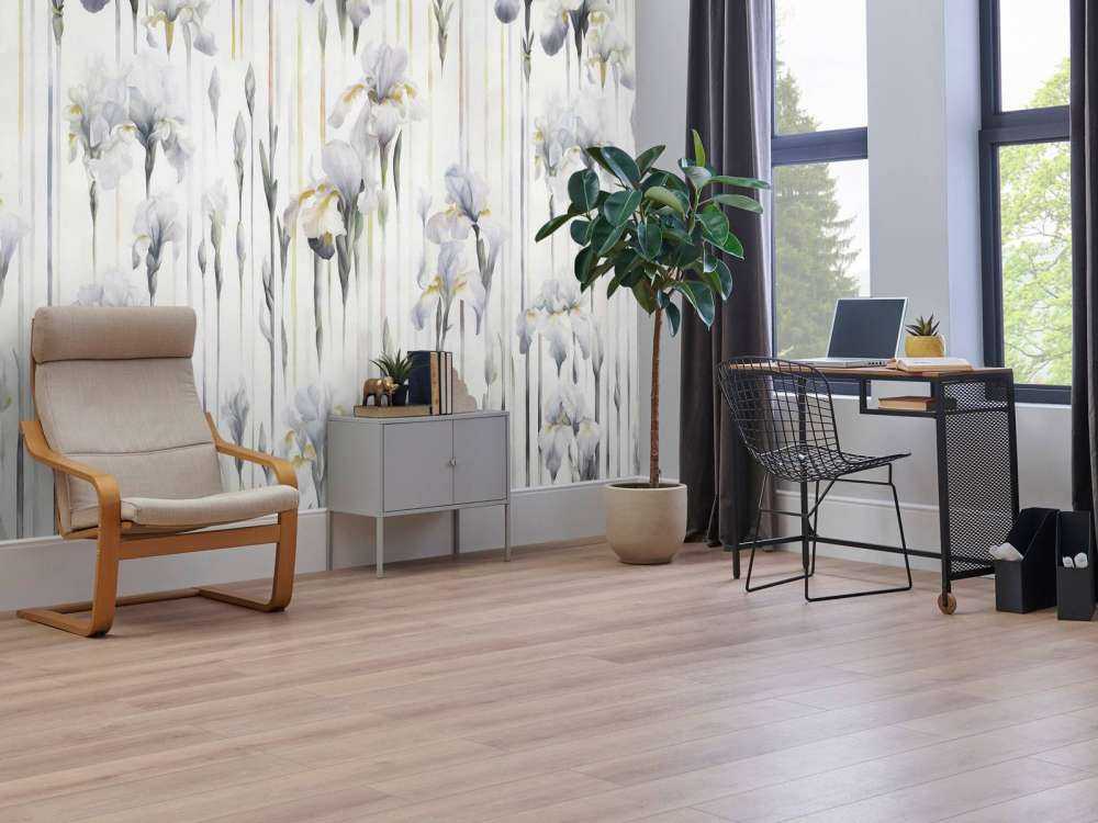 Iris e Strisce Grigio Senza Soluzione di Continuità