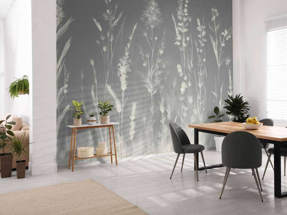 Lavanda Radura Senza Giunzioni Grigio Argento