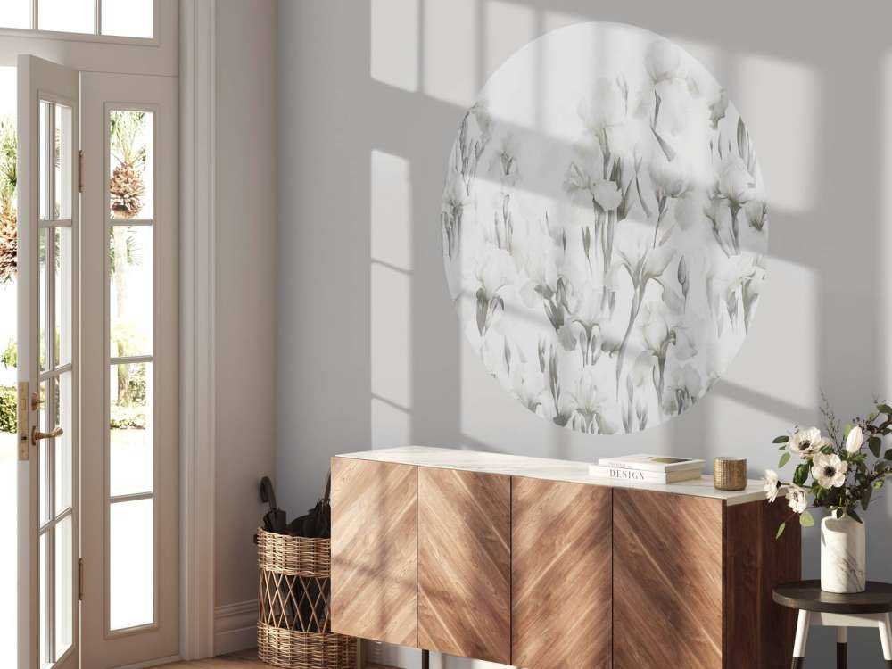 Iris danzano beige caldo senza soluzione di continuità