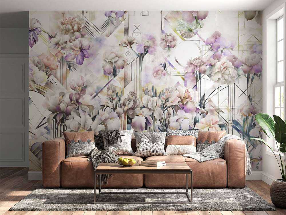 Enormi Iris Acquerello Viola