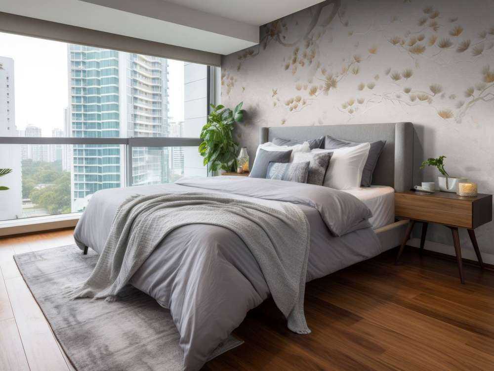 Arte dell'Albero in Fiore - Beige