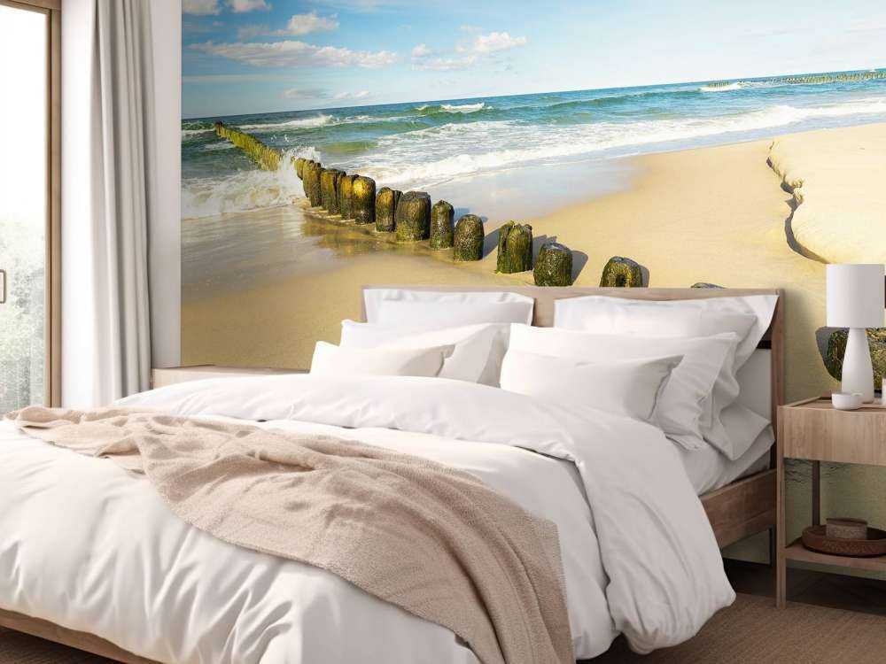 Spiaggia in una bella giornata