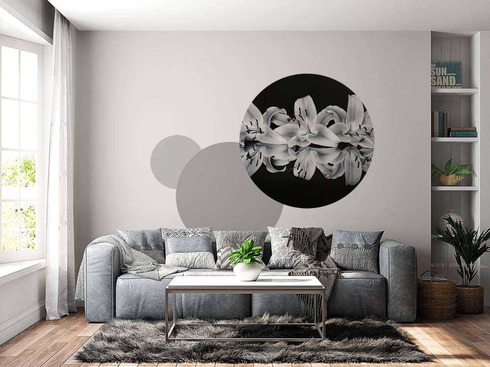 Fiori in bianco e nero