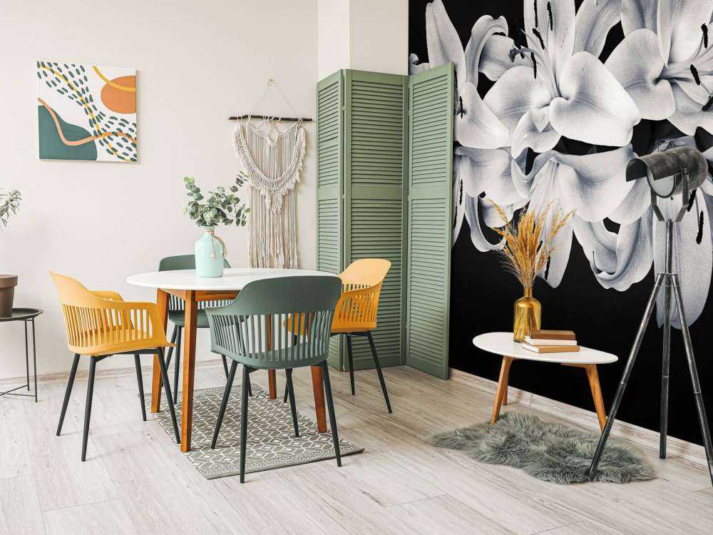 Fiori in bianco e nero