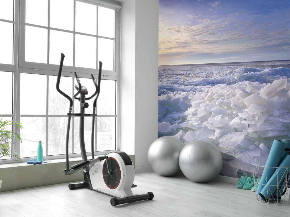 Schiacciare il ghiaccio sull'Ijsselmeer