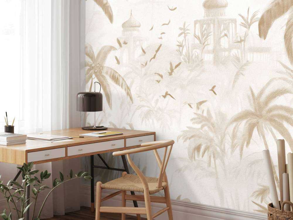 Giardino Orientale all'Alba, taupe