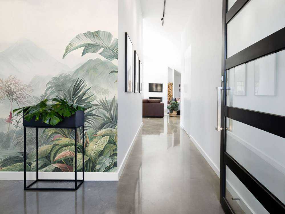 Panorama Tropicale in Pastello