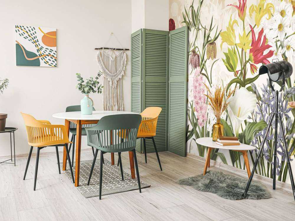 Fiori di Primavera - Beige Miele Caldo