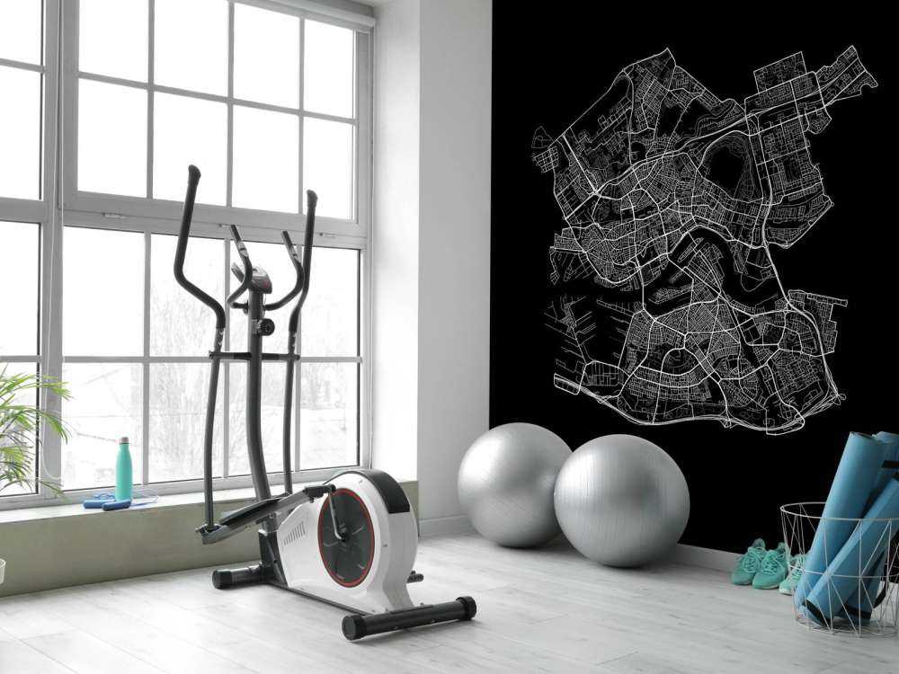 Mappa di Rotterdam, nero