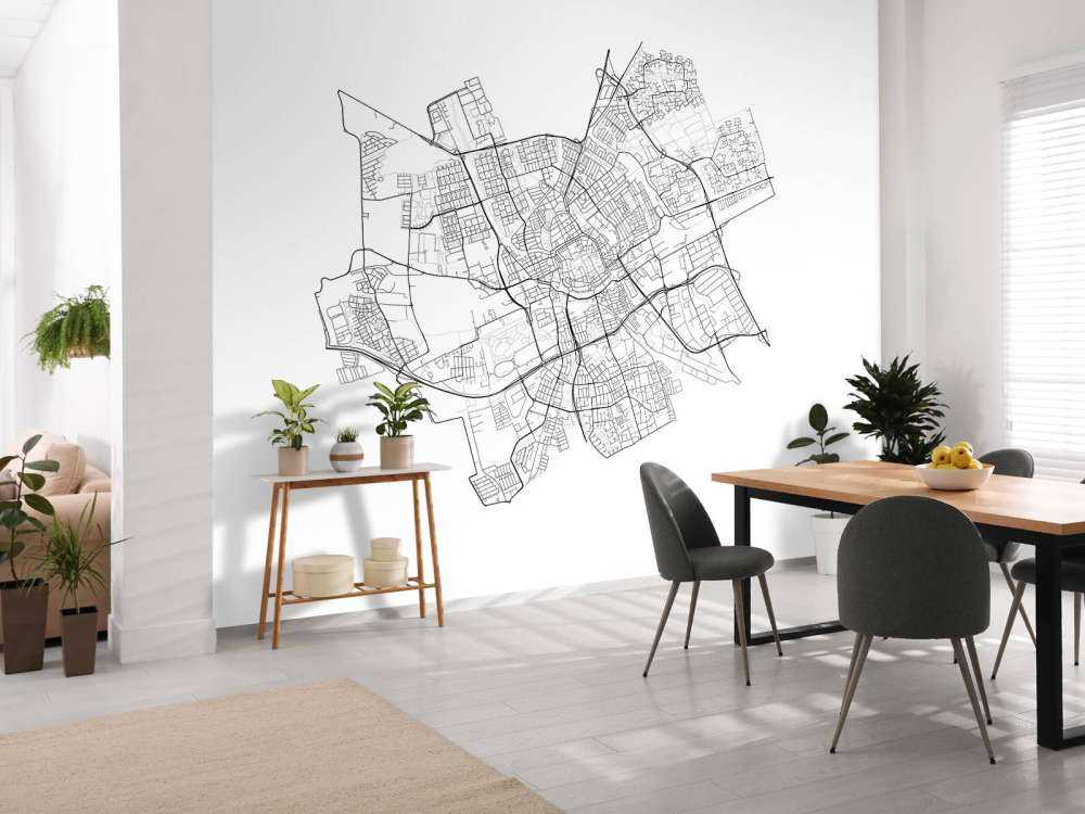 Mappa di Groninga, bianco