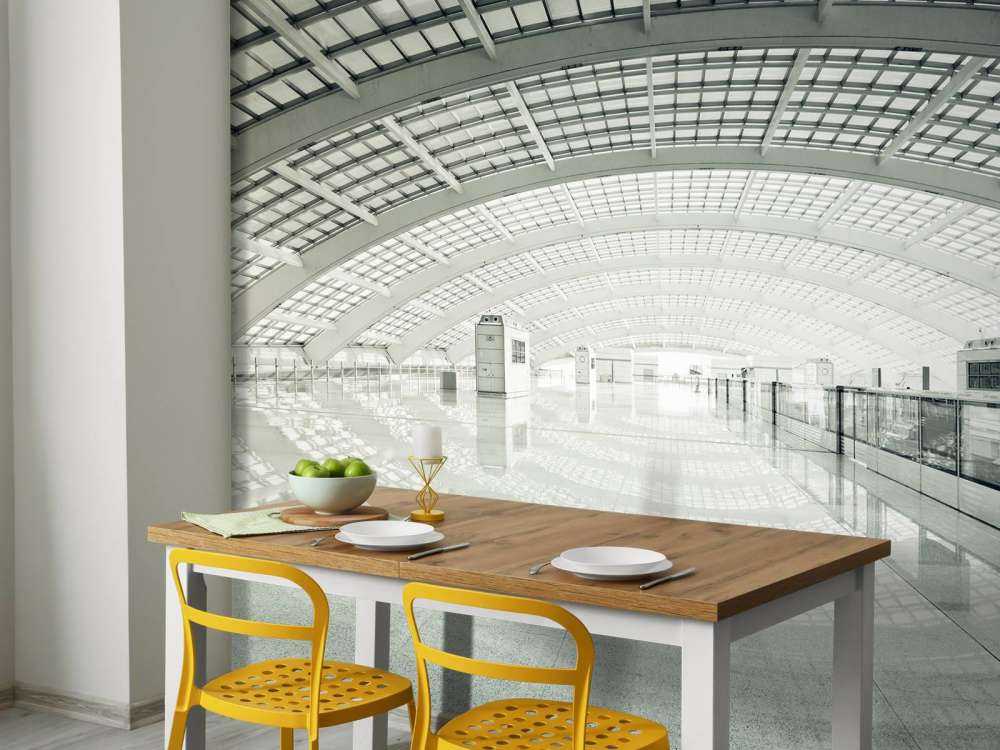 Sala moderna con arrotondamento