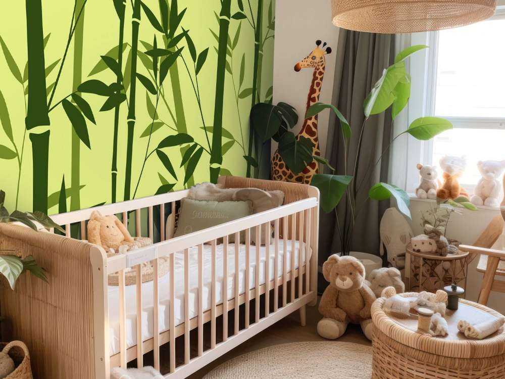 Illustrazione della foresta di bambù