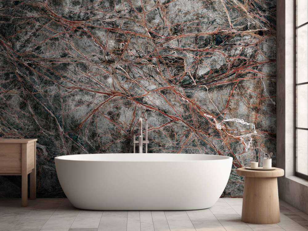 Marmo grigio con struttura fine