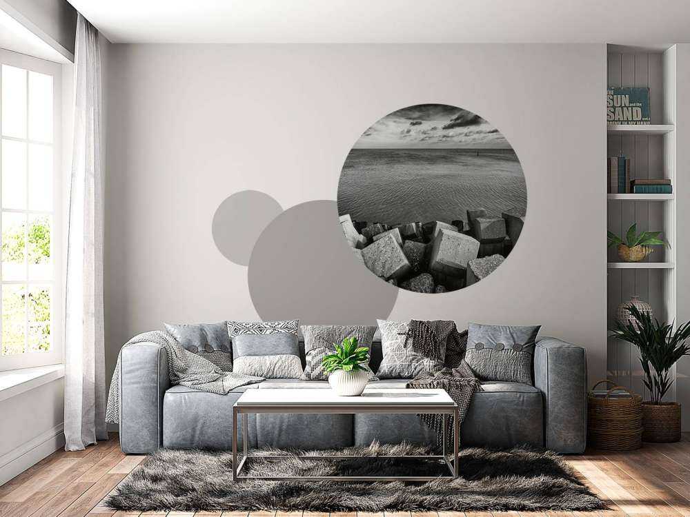 Blocchi di cemento per il porto di Cadzand Bad 