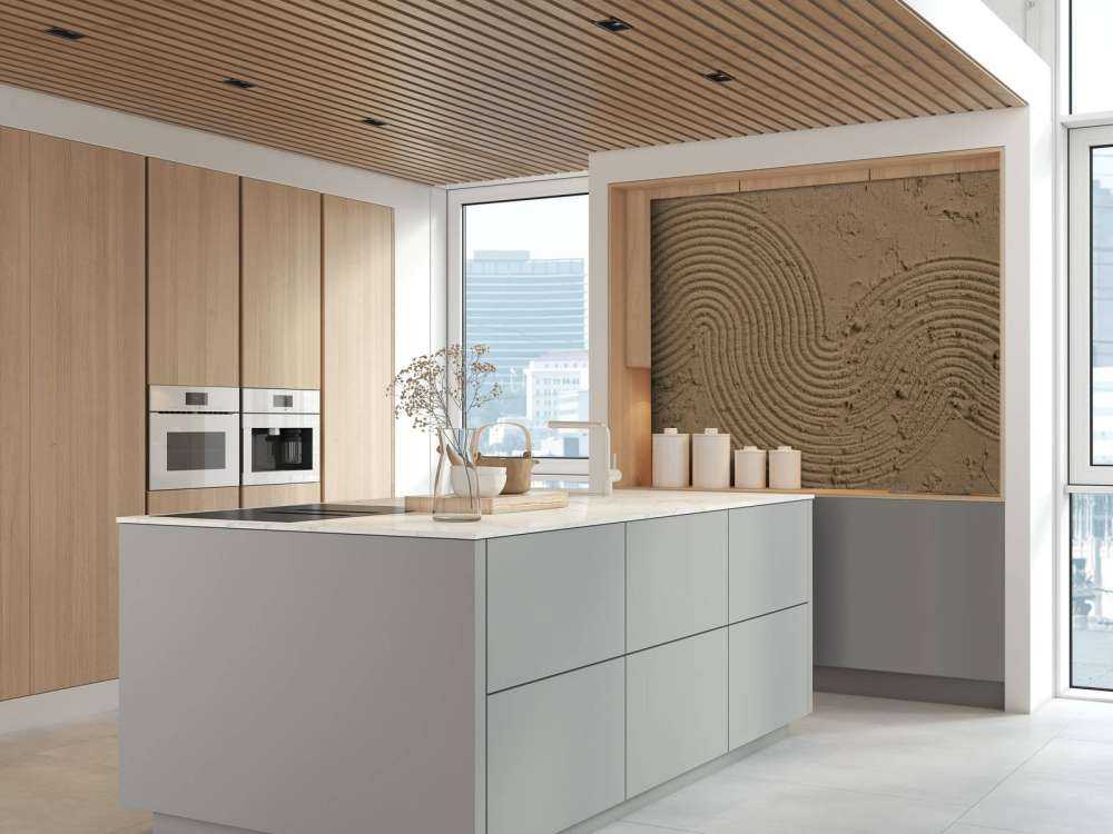 Arte strutturale in oro marrone