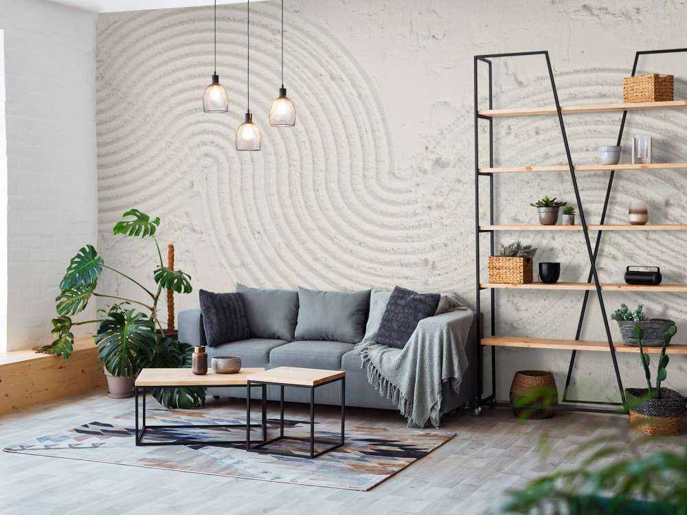 Texture art in bianco sporco