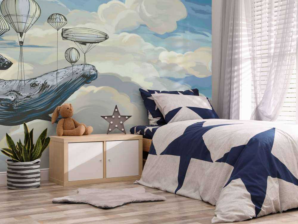 Mongolfiere con balena