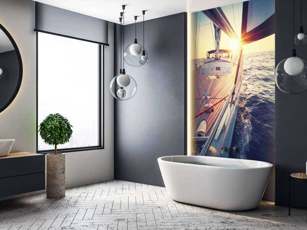 Barca a vela di prua