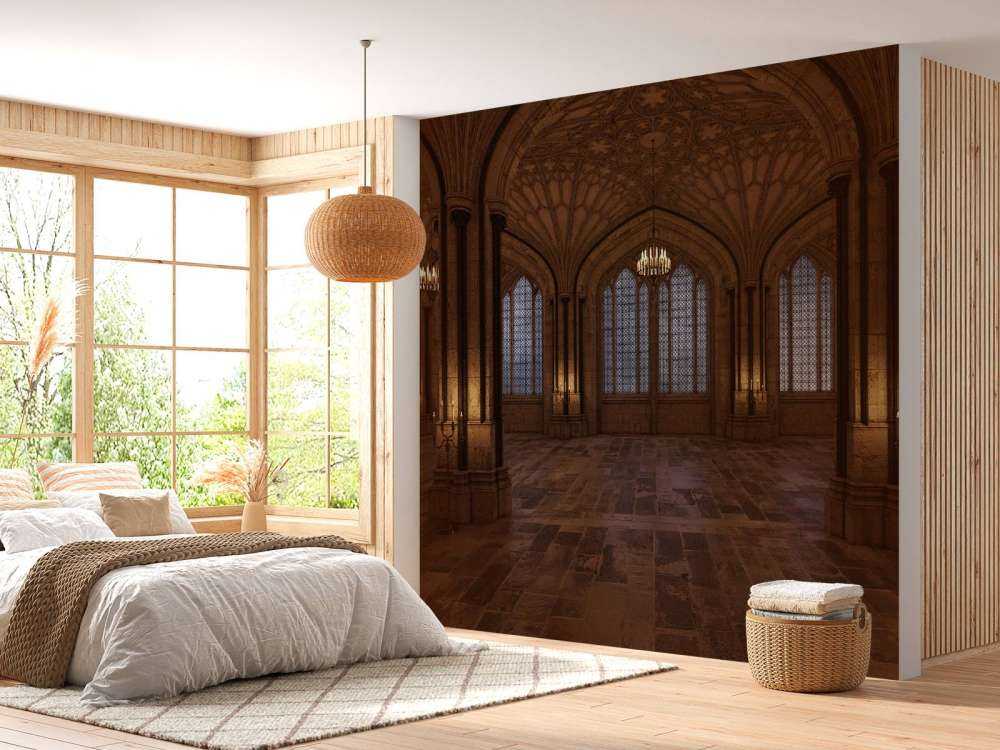 Corridoio del castello in 3D