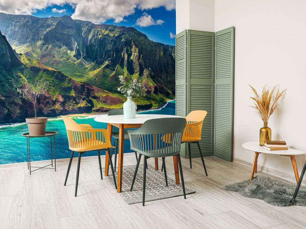 Montagne lungo la costa