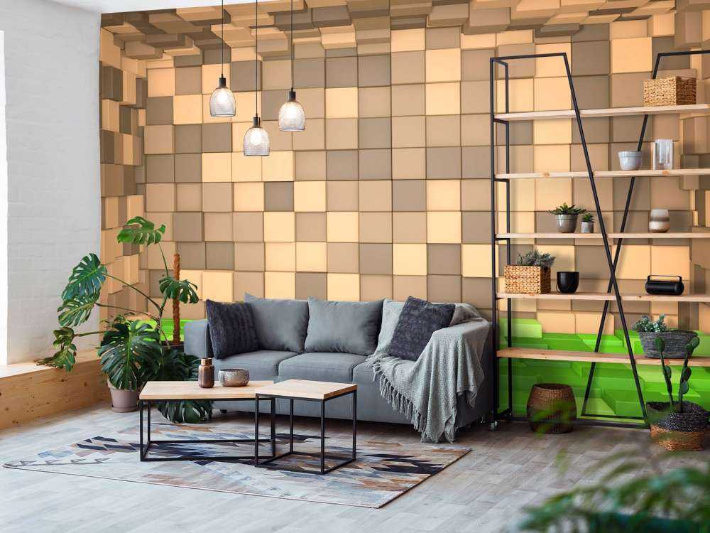 Paesaggio 3D Minecraft