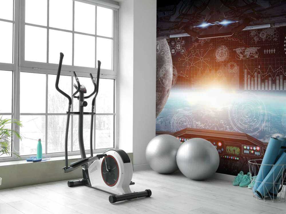 La terra da una stazione spaziale