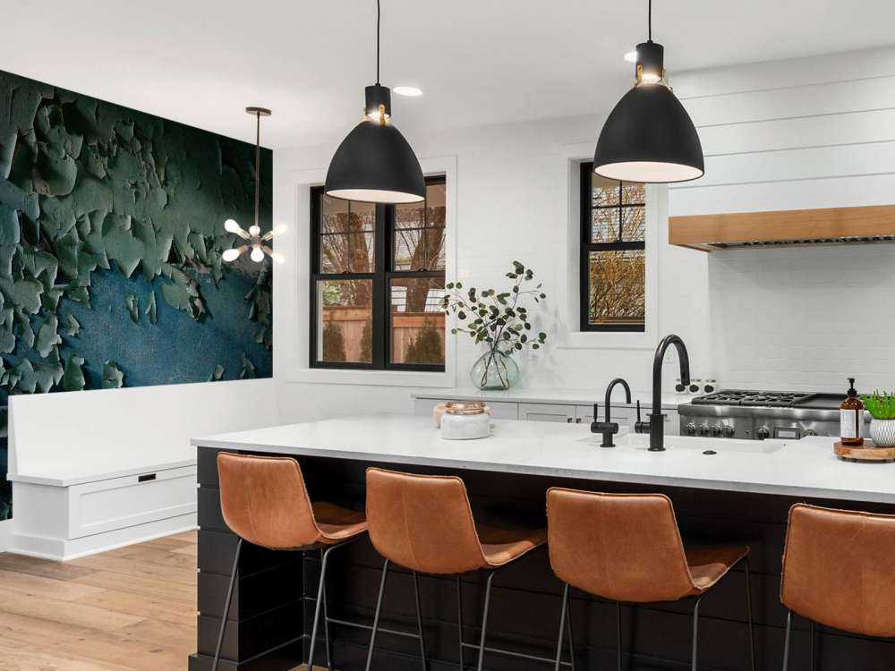 Parete di vernice invecchiata