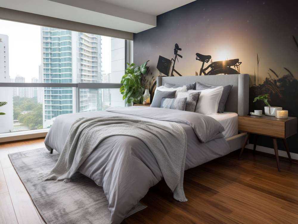 Silhouette di una bicicletta