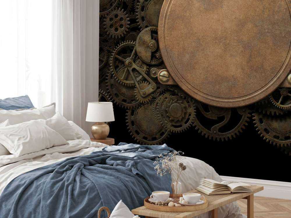 Meccanismo dell'orologio in rame