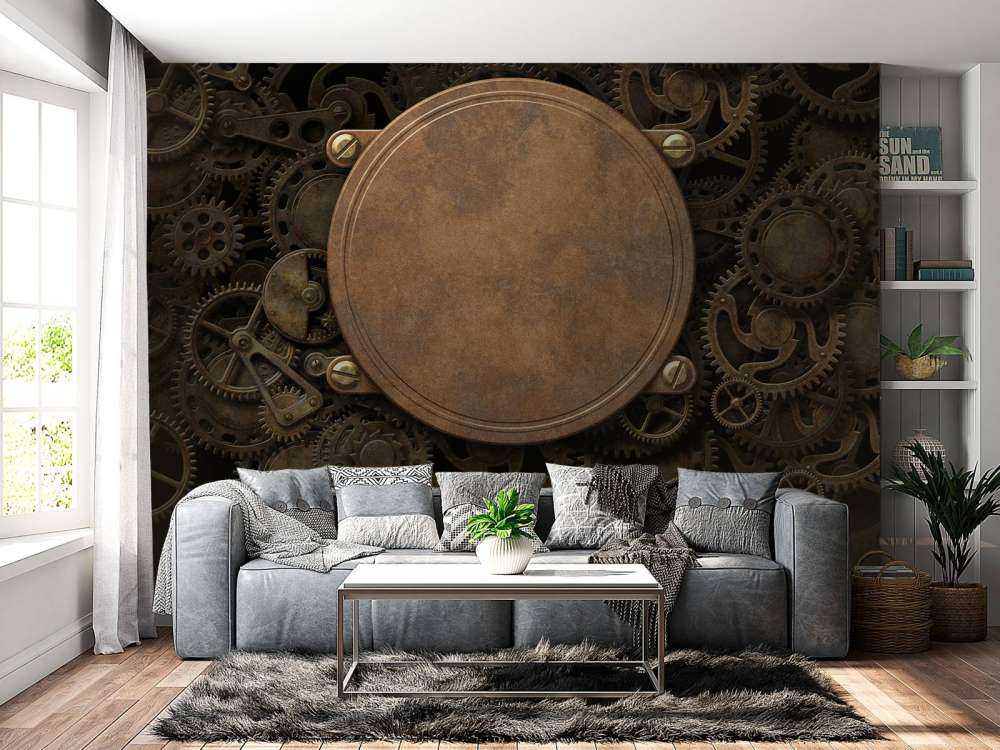 Meccanismo dell'orologio in rame