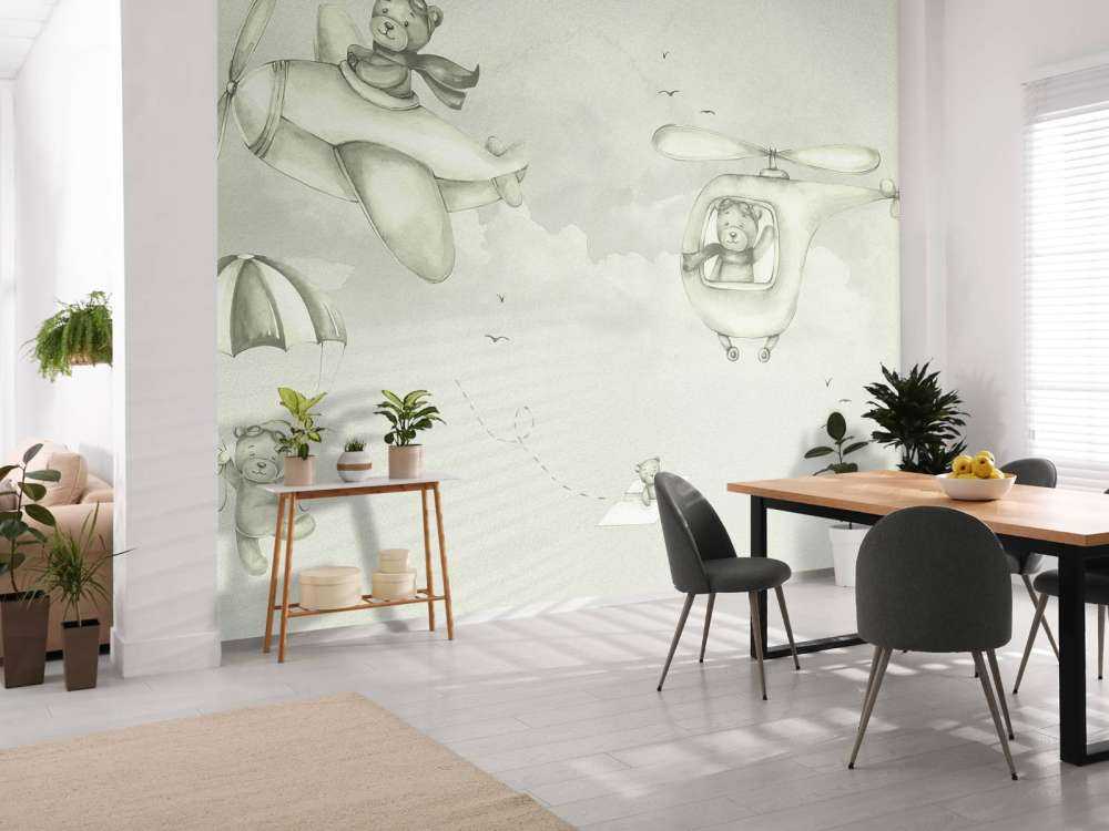 Piloti di orsi in verde