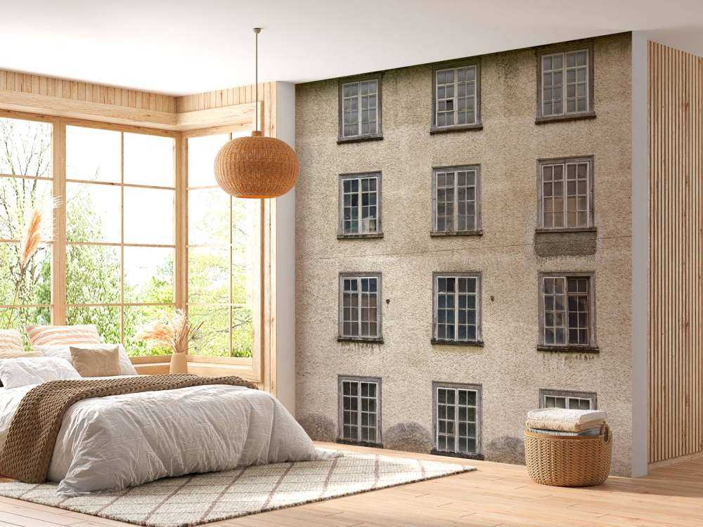 Facciata di una vecchia fabbrica