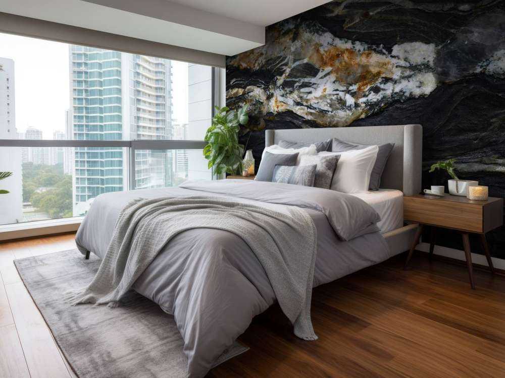 Marmo nero con rilievo