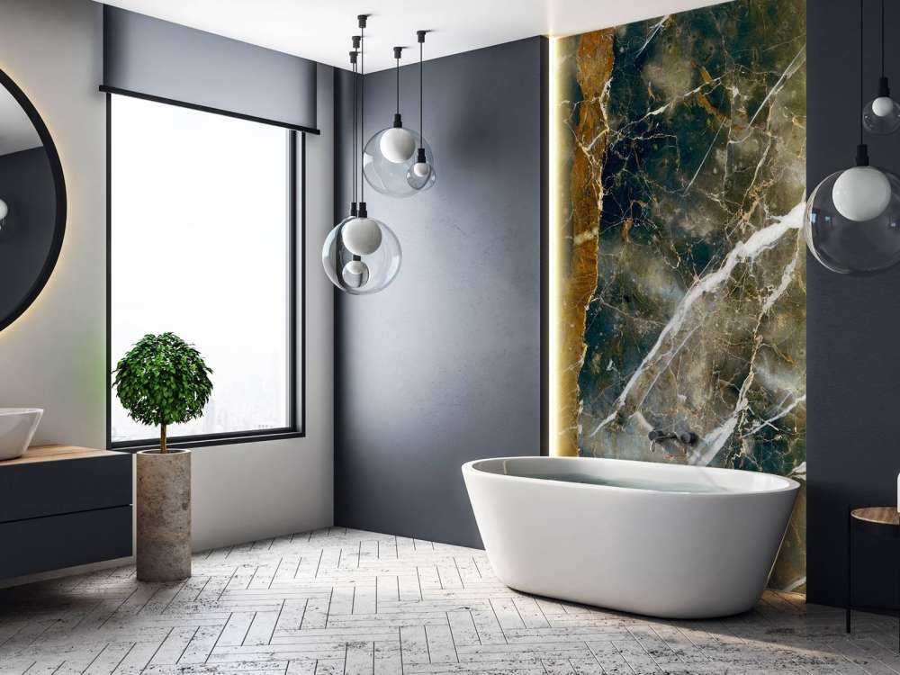 Marmo con struttura a nuvole