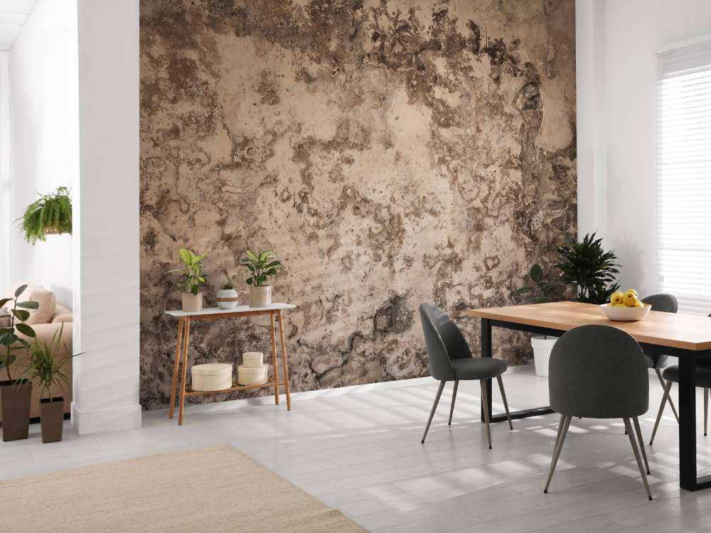 Calcestruzzo con stucco