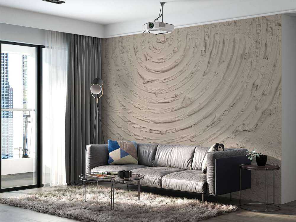 Forme e linee rotonde in lino