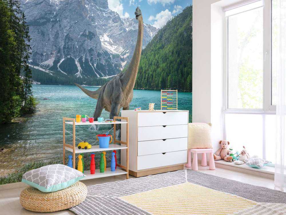 Brachiosauro in acqua