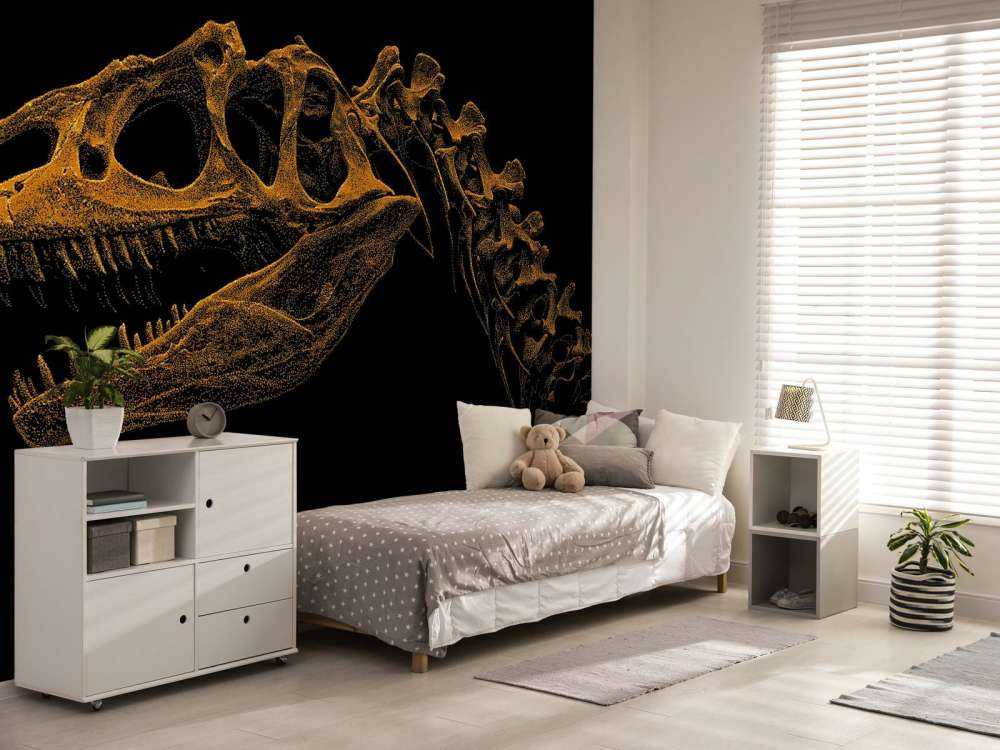 Scheletro di un dinosauro