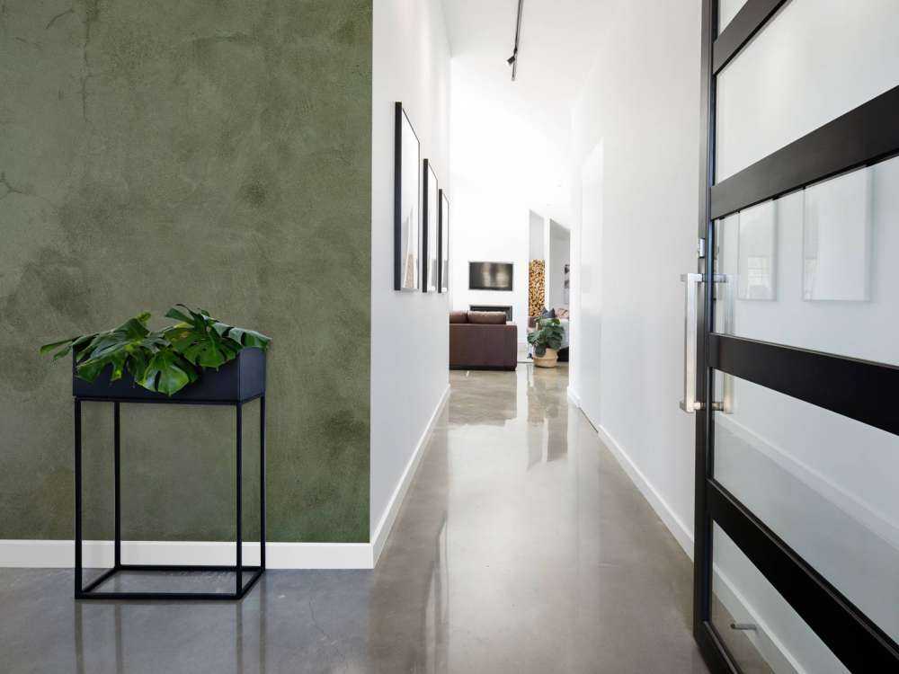 Calcestruzzo verde con fessure a tappeto