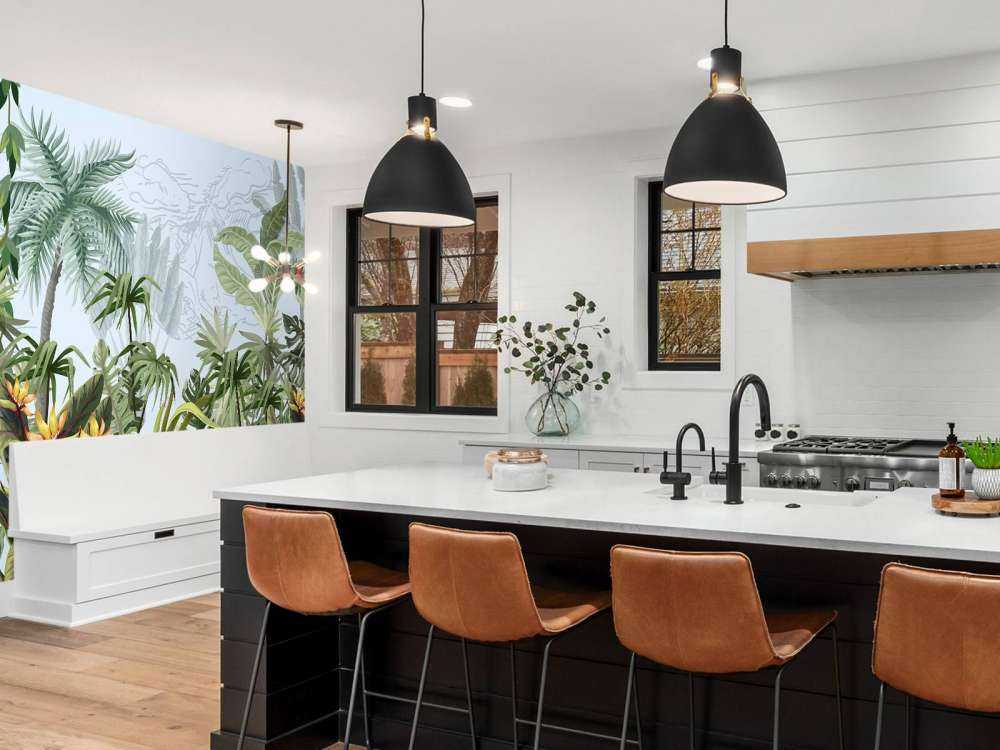 Alberi e fiori della giungla