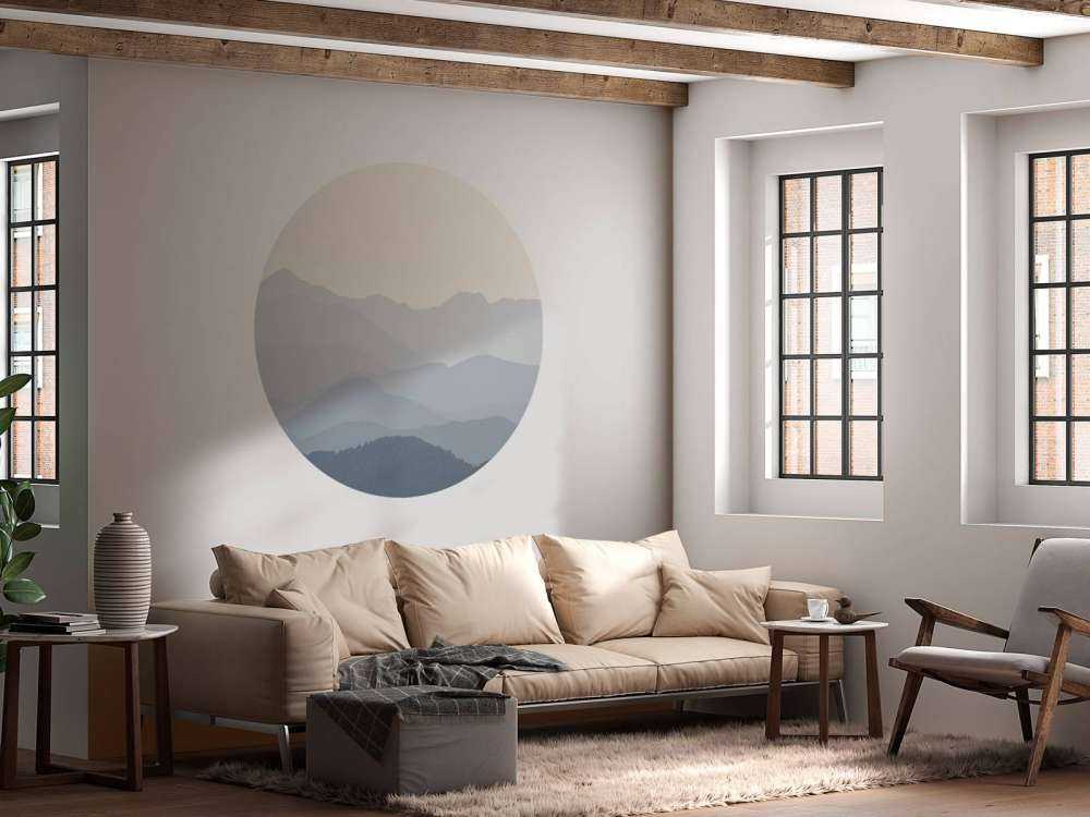 Paesaggio di montagna nella giungla