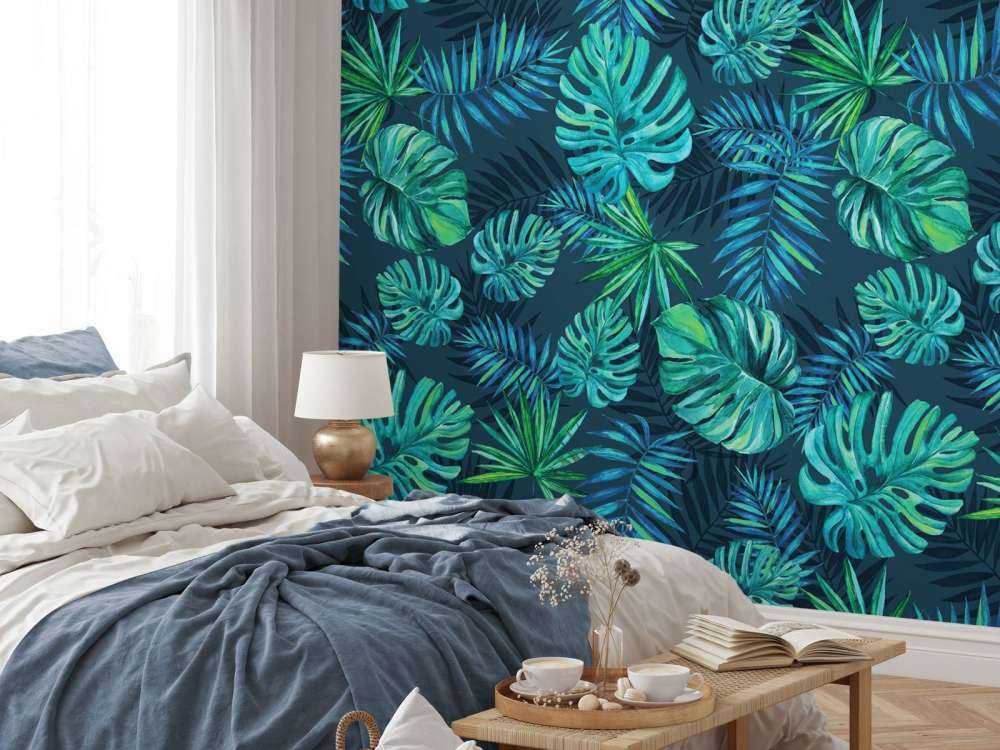 Piante tropicali ad acquerello