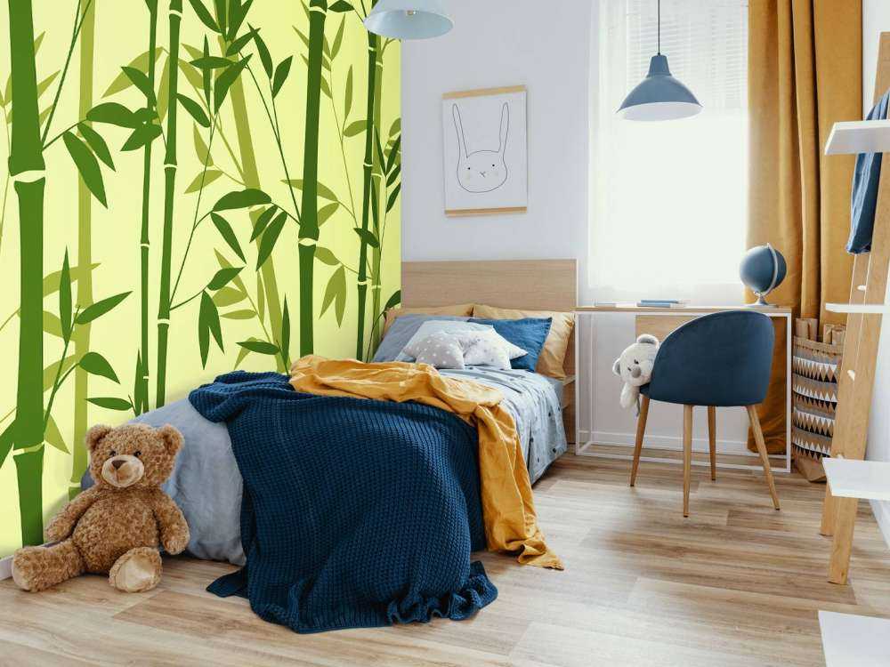 Illustrazione della foresta di bambù