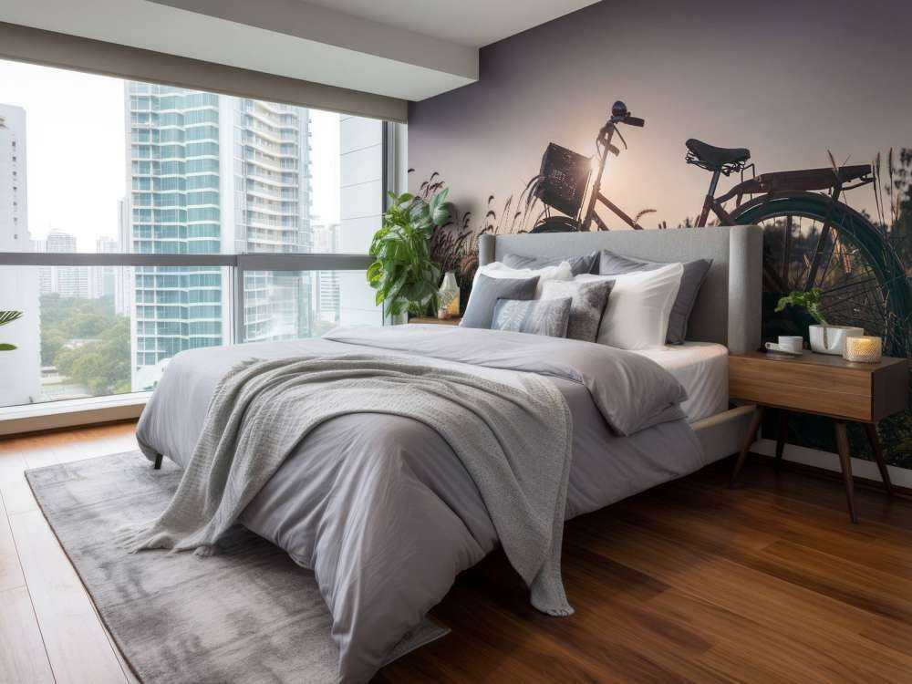 Bicicletta in un campo