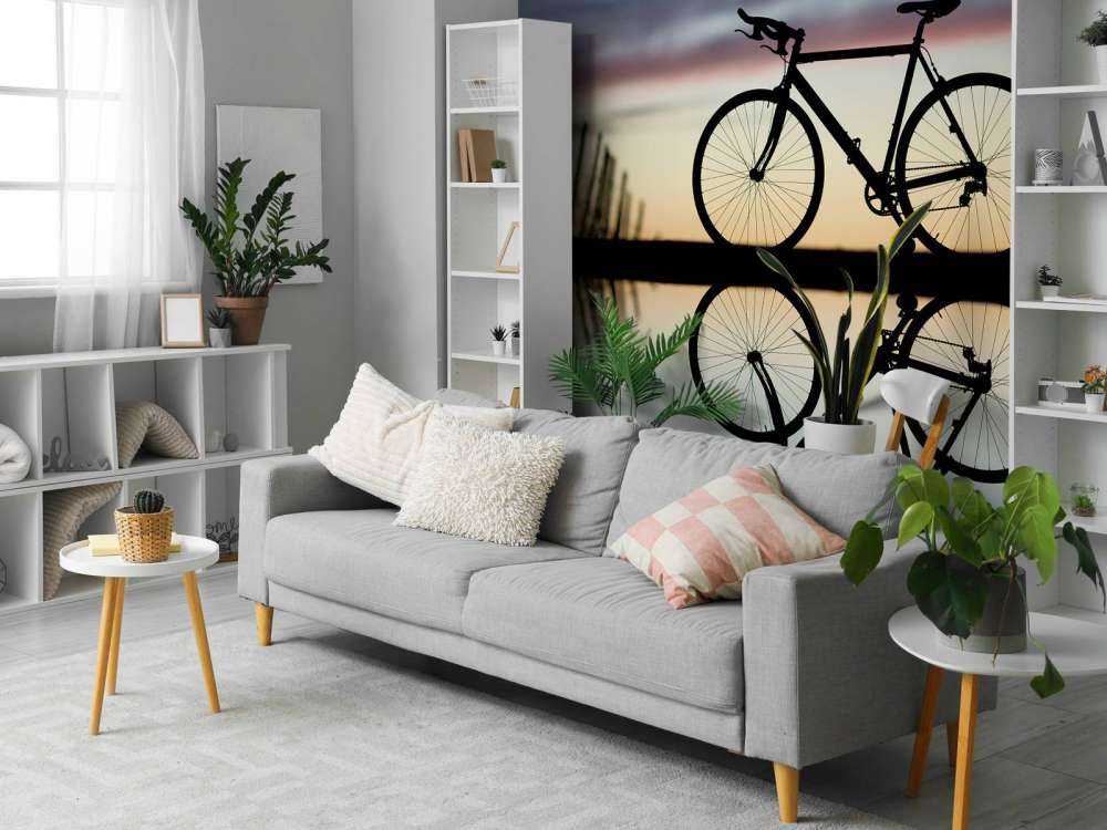 Bicicletta da corsa al tramonto