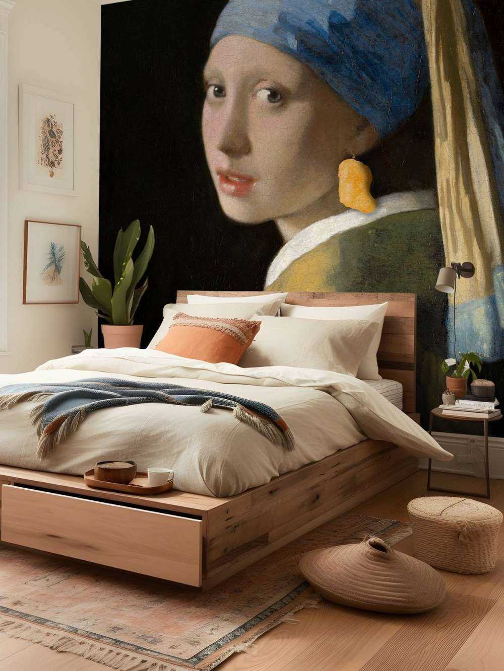 Ragazza con pepita di pollo