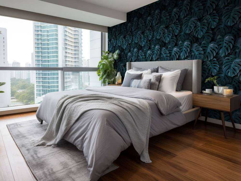 Foglie di Monstera verde tropicale