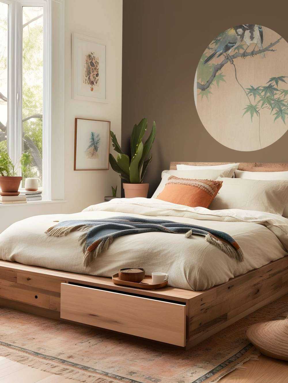 Cinciallegre su ramo di acero